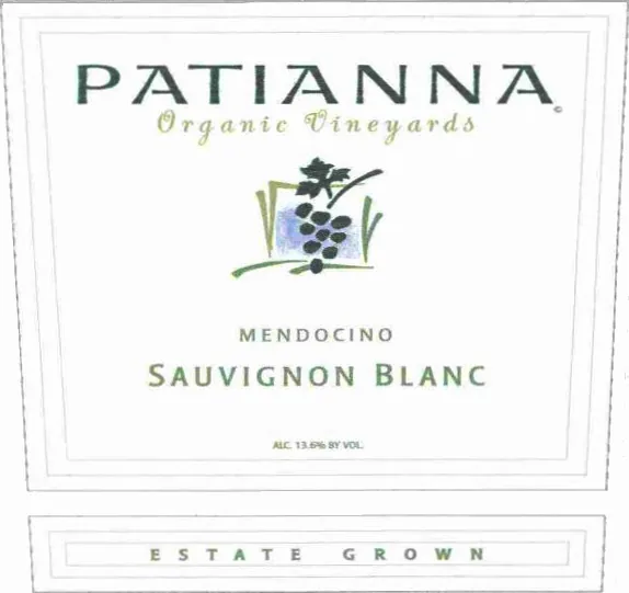 Patianna Sauvignon Blanc Bottle