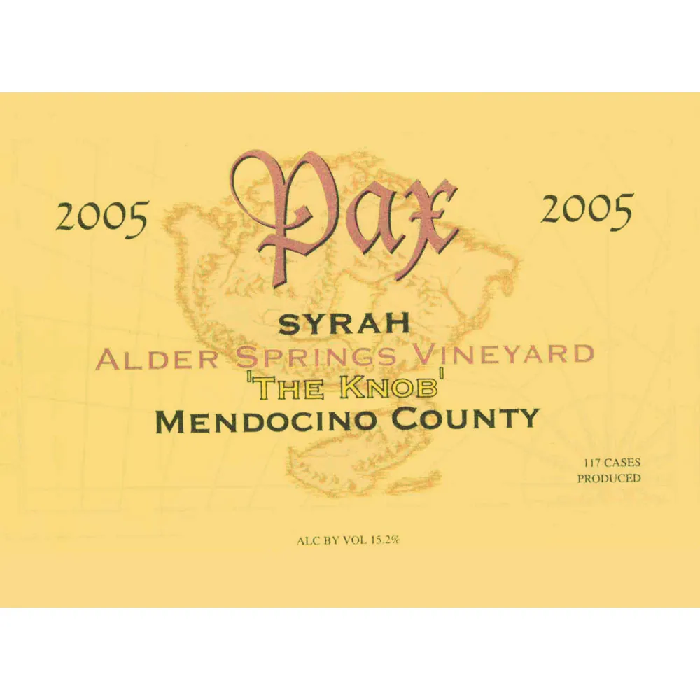 The Knob Syrah Bottle