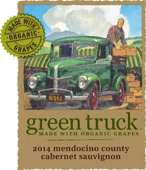 Green Truck Organic Cabernet Sauvignon Bottle