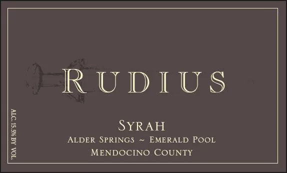 Alder Springs Emerald Pool Syrah Bottle