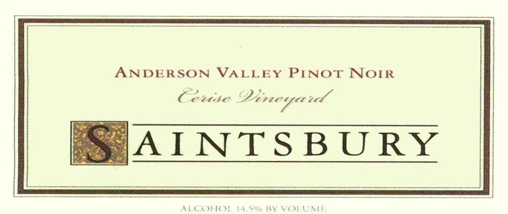 Anderson Valley Cerise Vineyard Pinot Noir Bottle