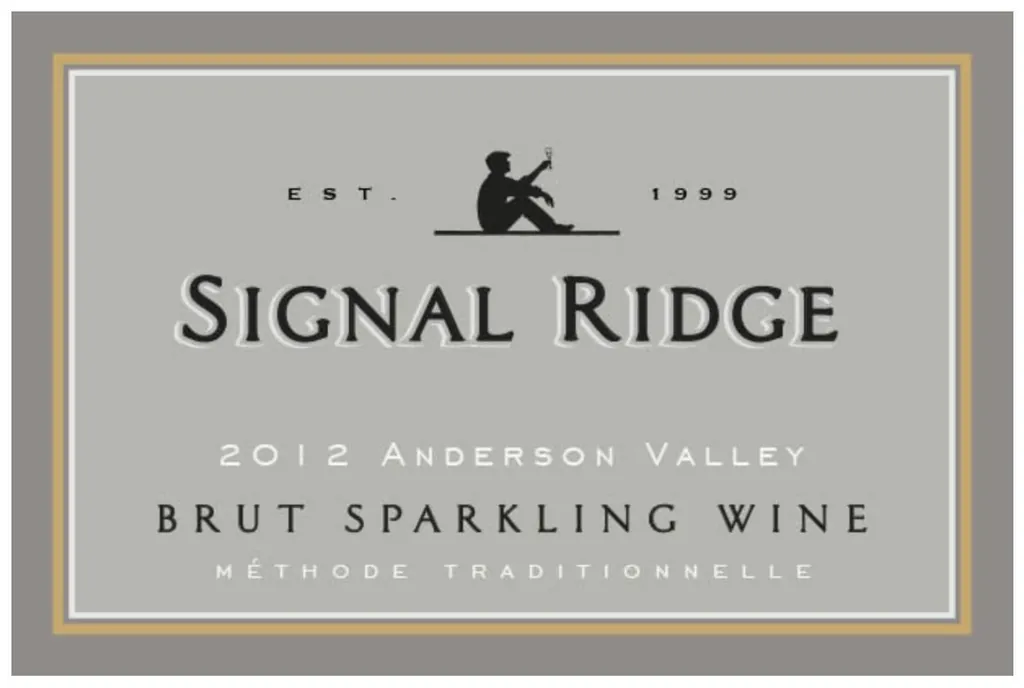 Brut Sparkling Wine Bottle