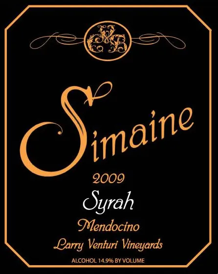 Larry Venturi Syrah Bottle