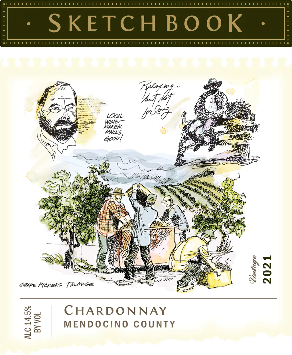 Chardonnay Bottle