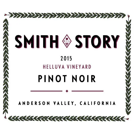 Smith Story Helluva Vineyard Pinot Noir Bottle