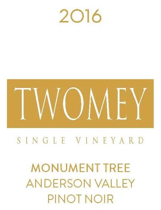 Monument Tree Vineyard Pinot Noir Bottle