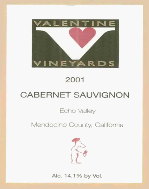 Echo Valley Cabernet Sauvignon Bottle