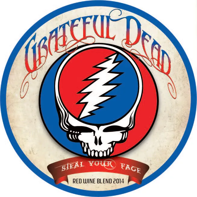 Grateful Dead Red Blend Bottle