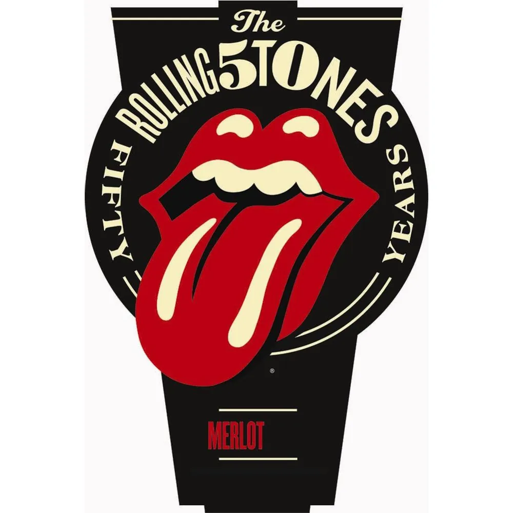 Rolling Stones Forty Licks Merlot Bottle