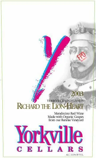 Richard The Lion Heart Bottle