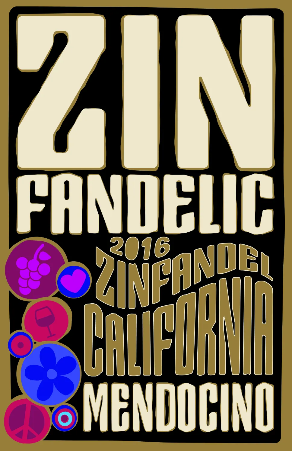 Mendocino Zinfandel Bottle