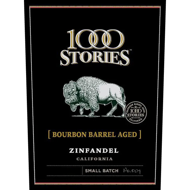 Stories Bourbon Barrel Aged Zinfandel Bottle
