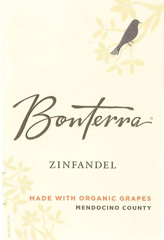 Organically Grown Zinfandel Bottle