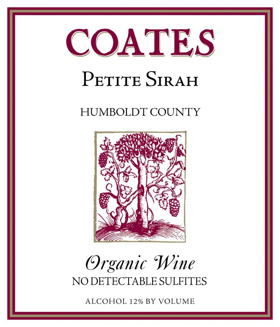 Organic Petit Sirah Bottle