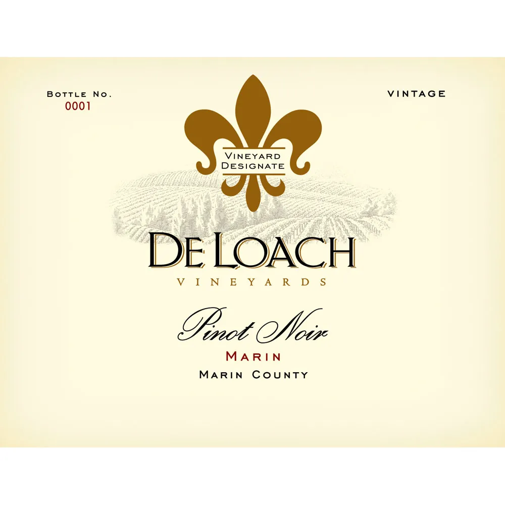DeLoach Marin Pinot Noir Bottle