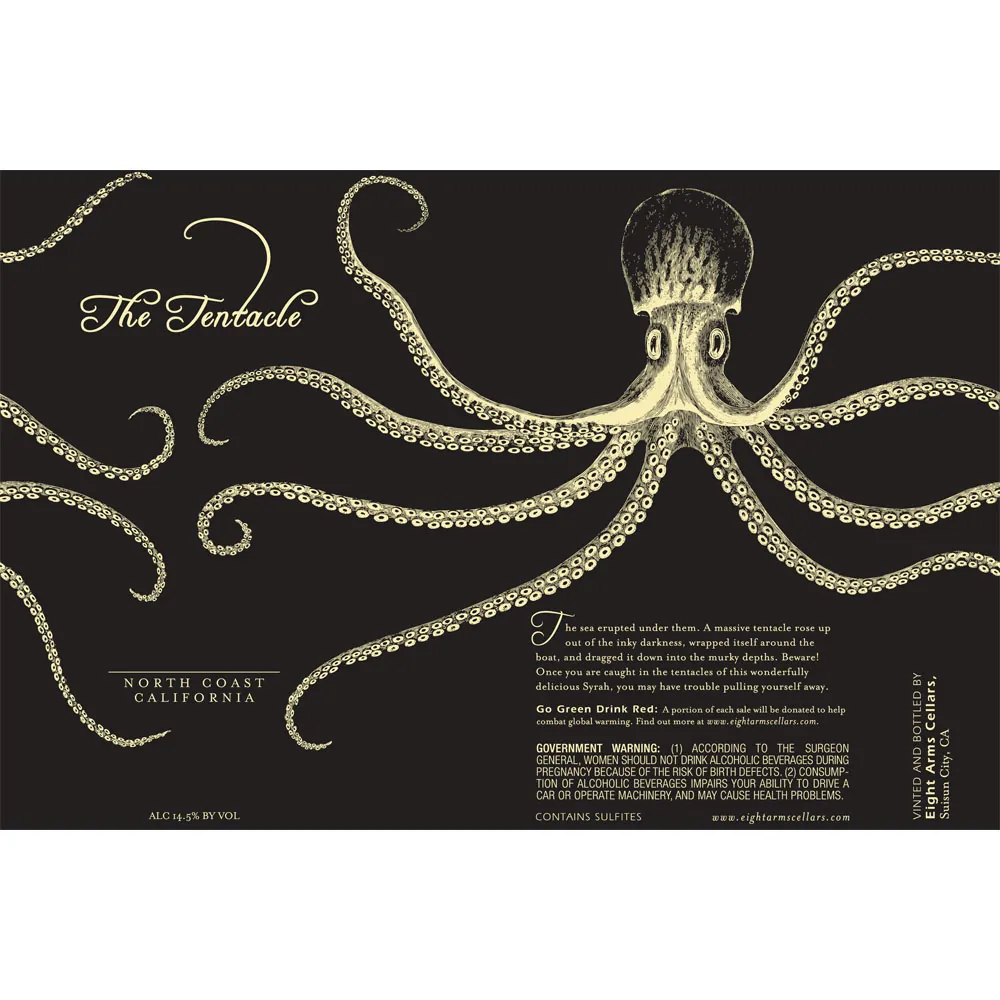 The Tentacle Red Blend Bottle
