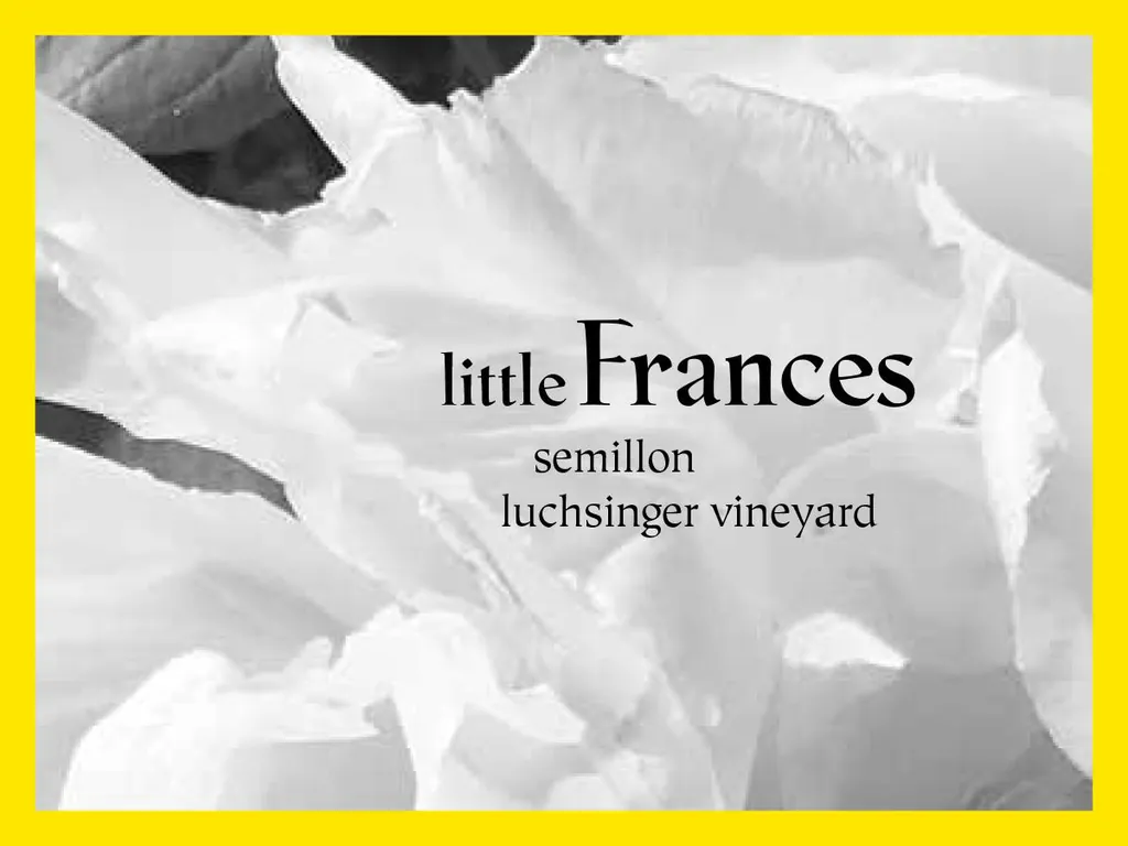 Luchsinger Vineyard Semillon Bottle