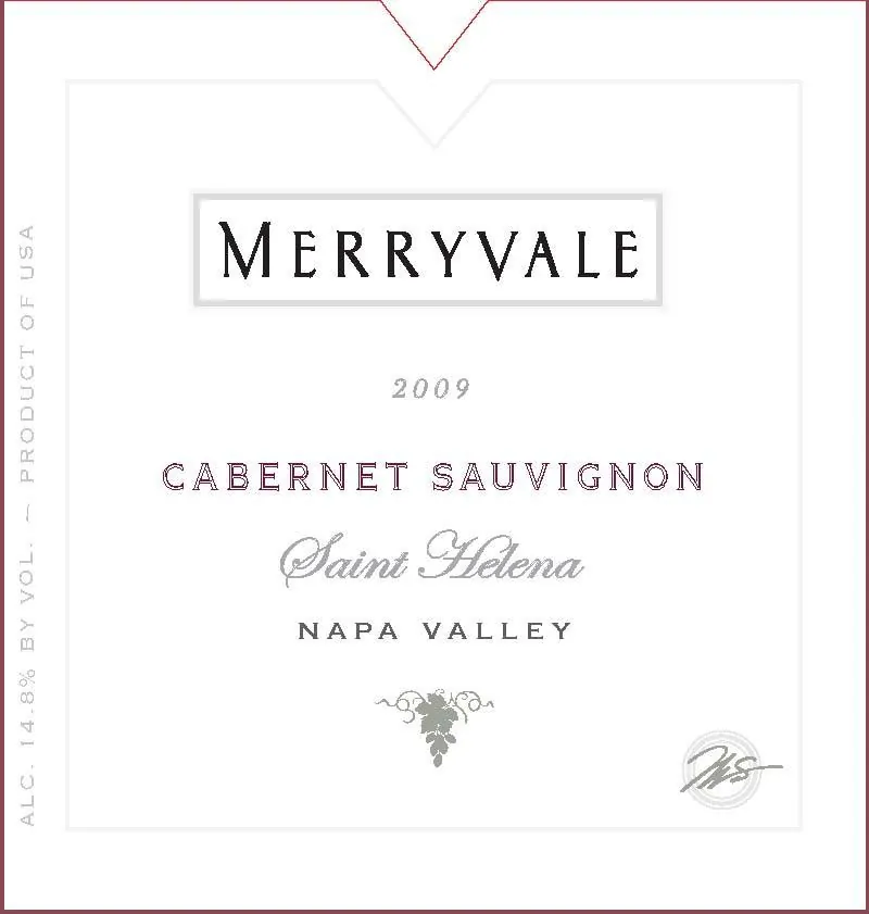 Merryvale Saint Helena Estate Cabernet Sauvignon Bottle