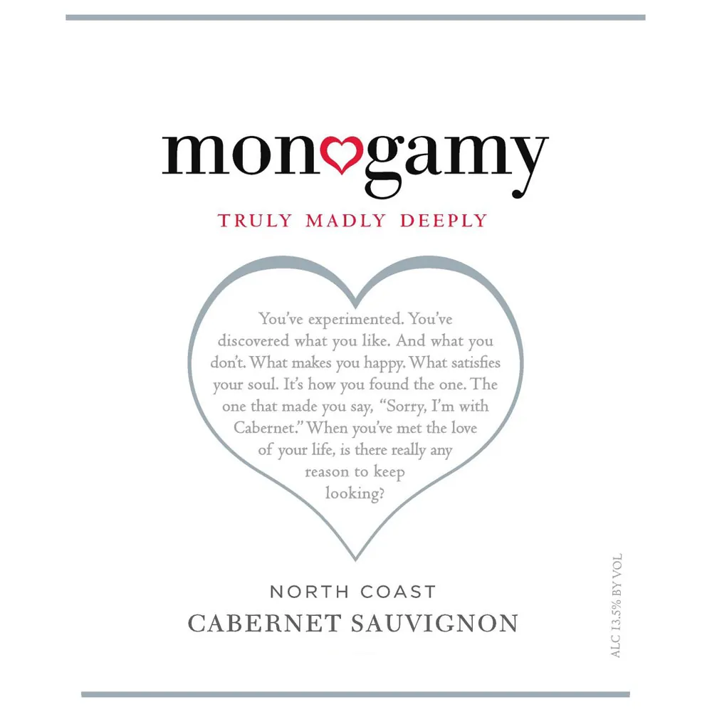 Truly Madly Deeply Cabernet Sauvignon Bottle