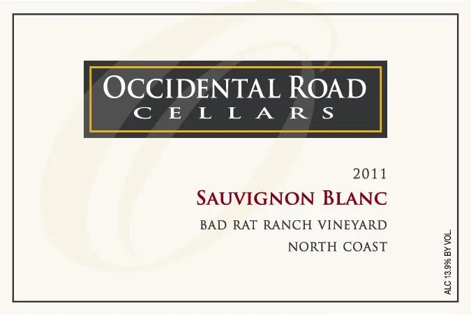 Bad Rat Ranch Sauvignon Blanc Bottle
