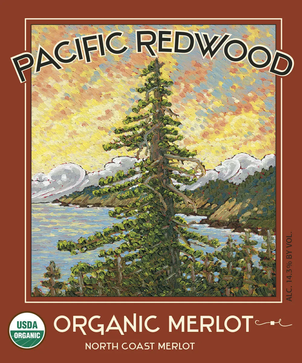 Organic Merlot Bottle
