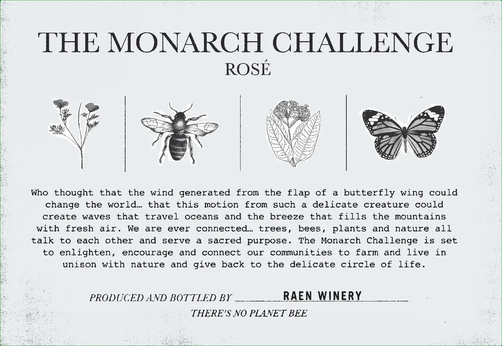The Monarch Challenge Rose Bottle