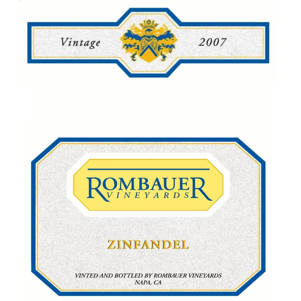 Rombauer California Zinfandel Bottle