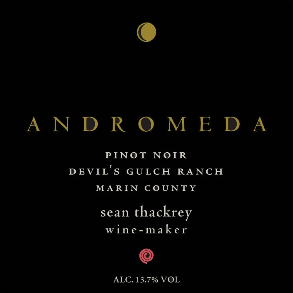 Andromeda Pinot Noir Bottle