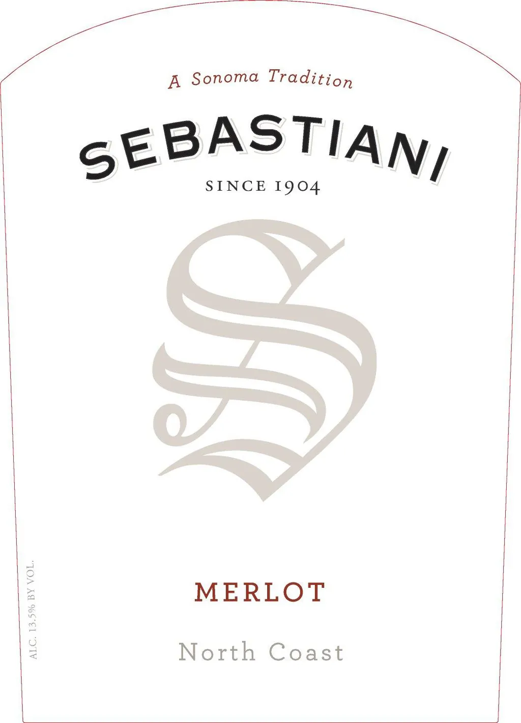 North Coast Merlot Bottle