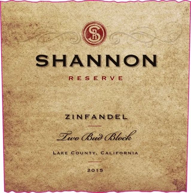 Two Bud Block Zinfandel Bottle