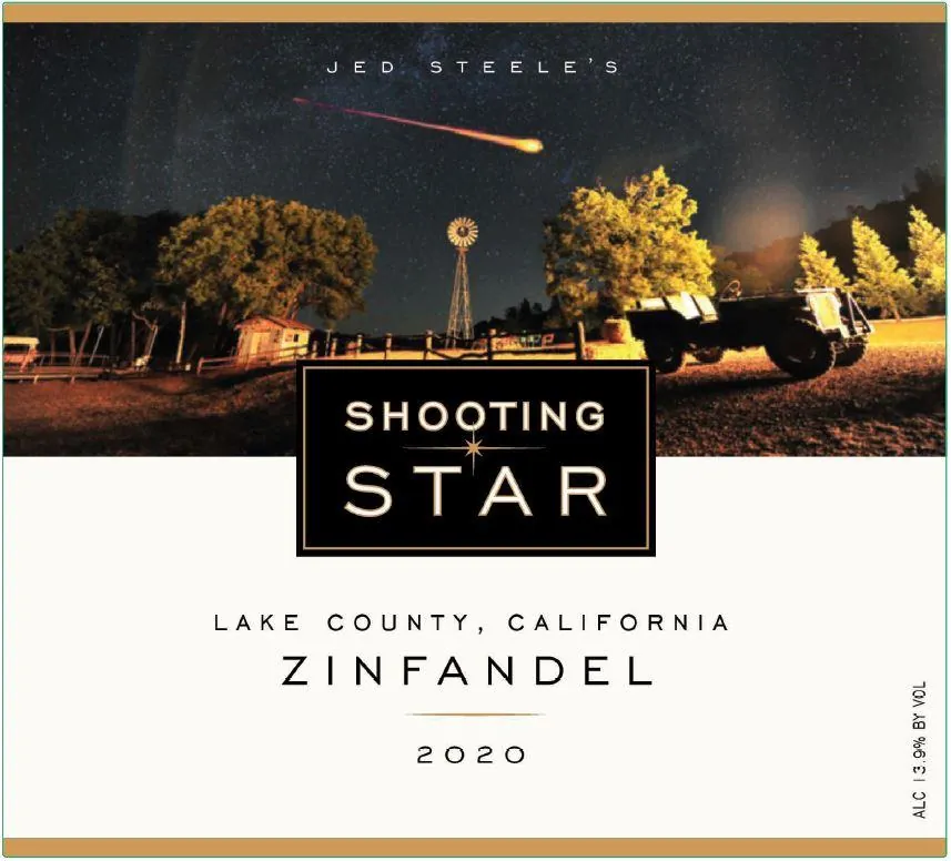 Shooting Star Zinfandel Bottle