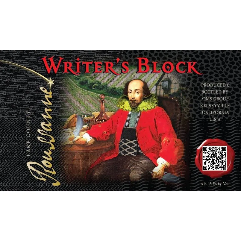 Writer's Block Cabernet Franc Bottle