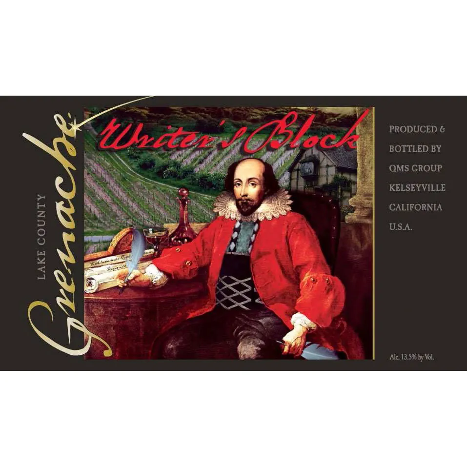 Writer's Block Grenache Bottle