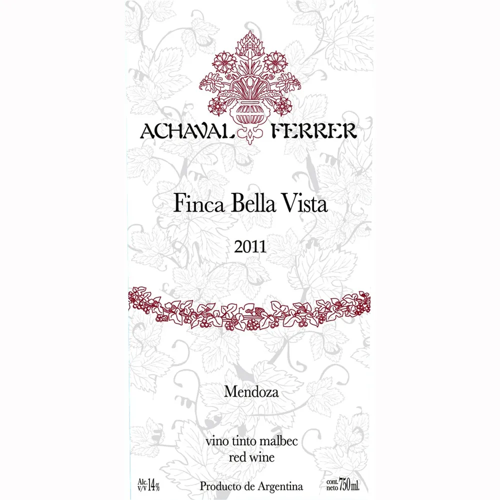 Achaval-Ferrer Finca Bella Vista Malbec Bottle