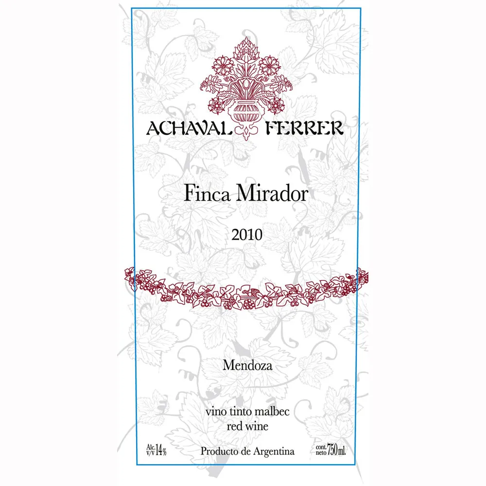 Achaval-Ferrer Finca Mirador Malbec Bottle