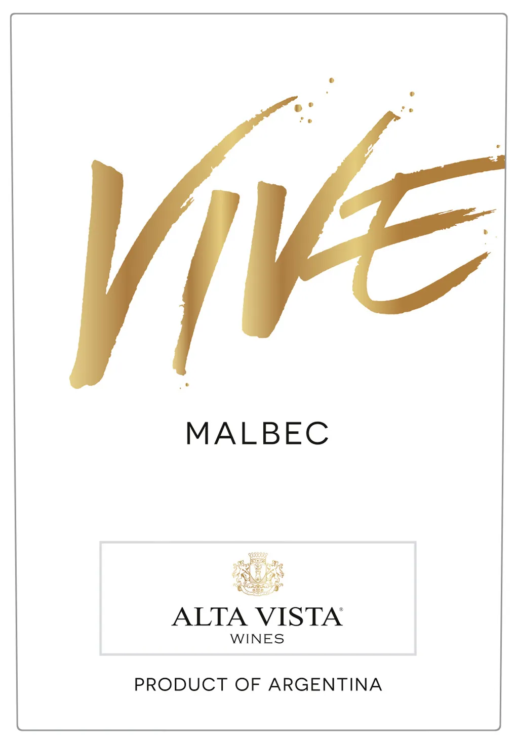 Vive Malbec Bottle