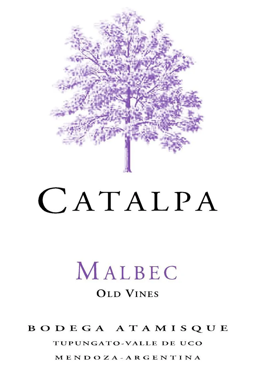 Catalpa Malbec Bottle