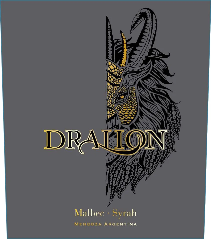 Malbec-Syrah Dralion Bottle