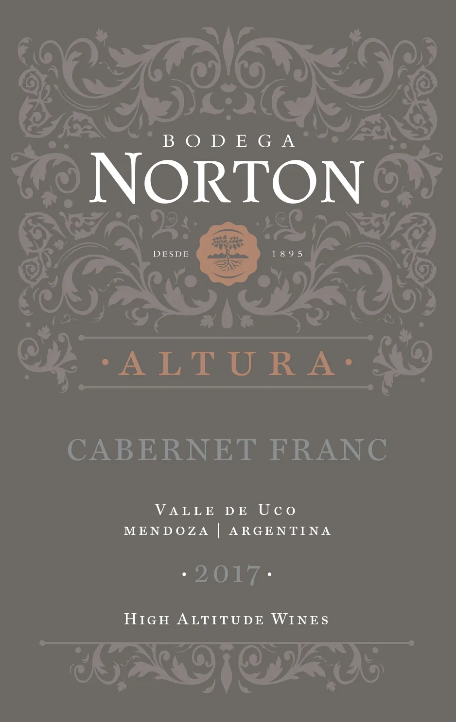 Altura Cabernet Franc Bottle