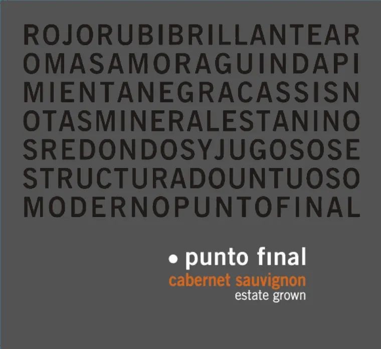 Punto Final Cabernet Sauvignon Bottle