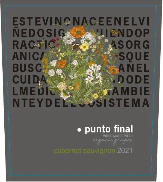 Punto Final Cabernet Sauvignon Organico Bottle