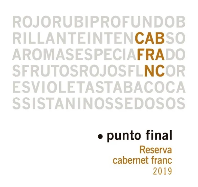 Punto Final Reserva Cabernet Franc Bottle