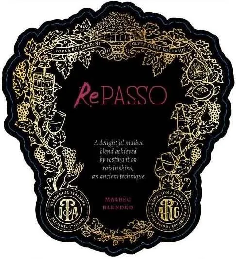 Repasso Malbec Bottle