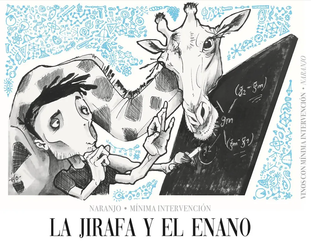 La Jirafa y el Enano Naranjo Bottle