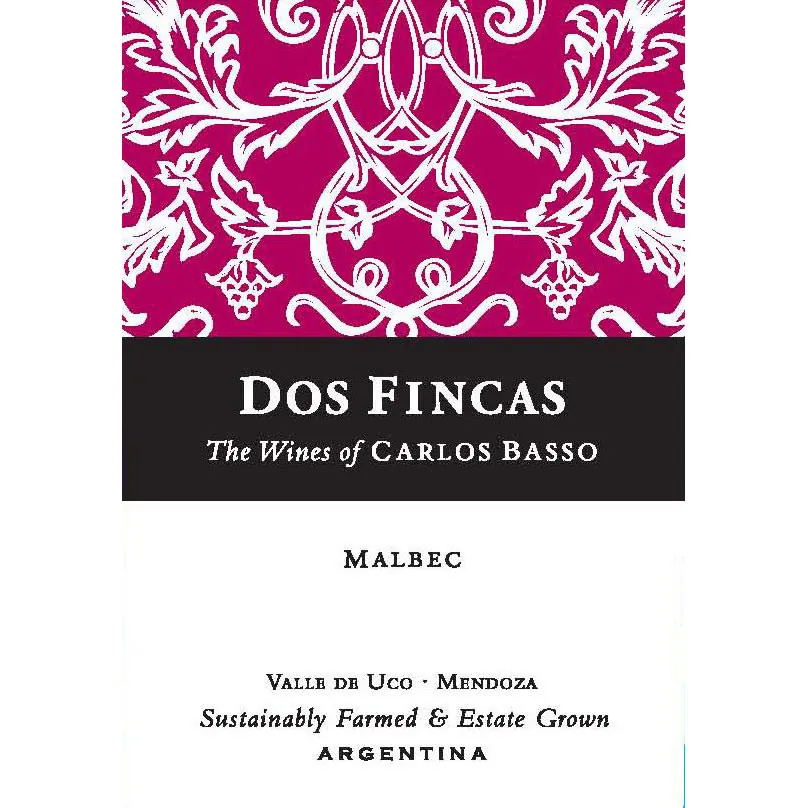 Dos Fincas Malbec Bottle
