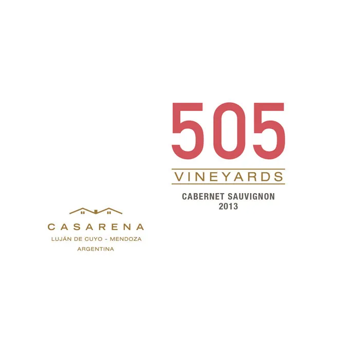 505 Vineyards Cabernet Sauvignon Bottle