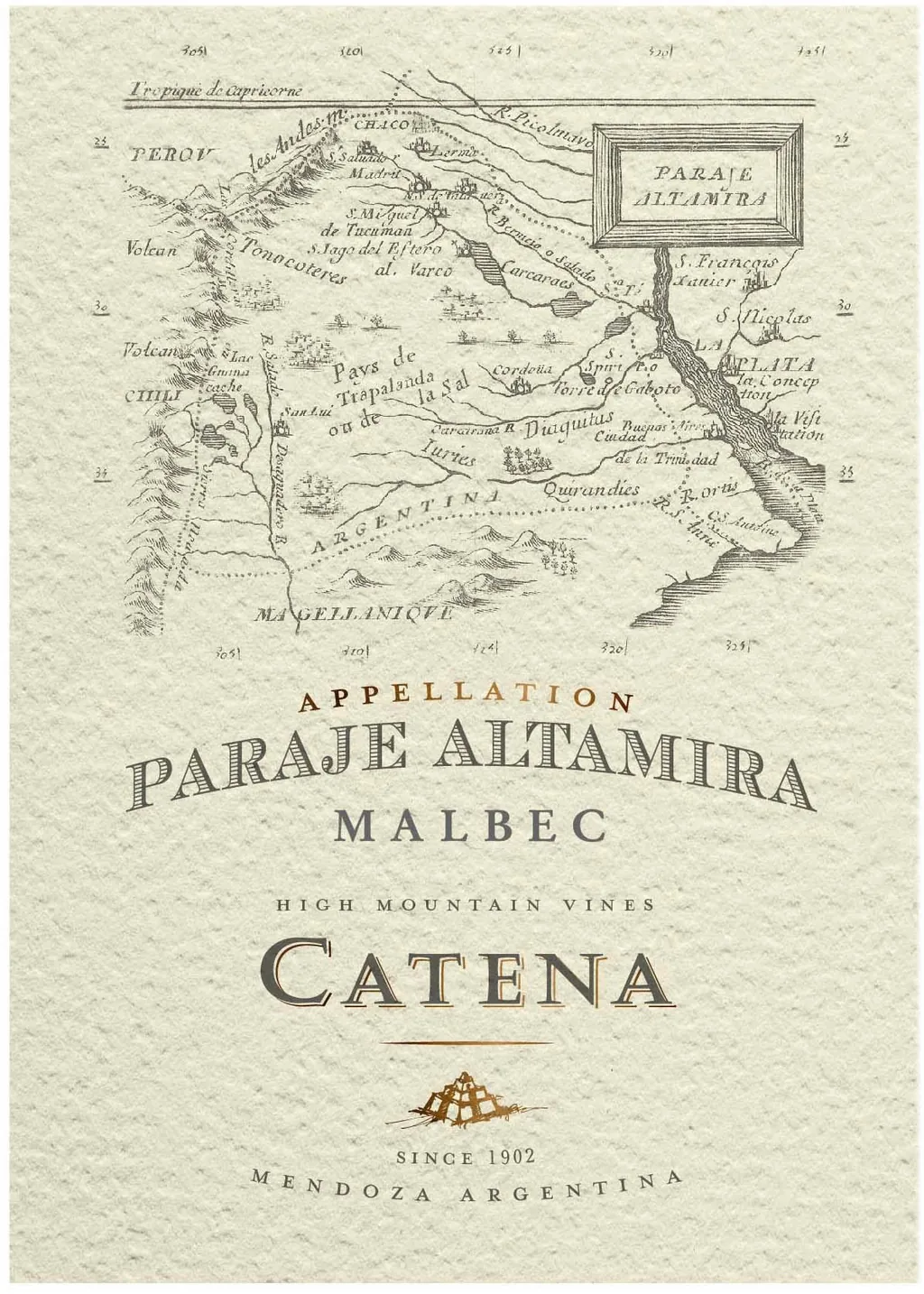 Appellation Paraje Altamira Malbec Bottle