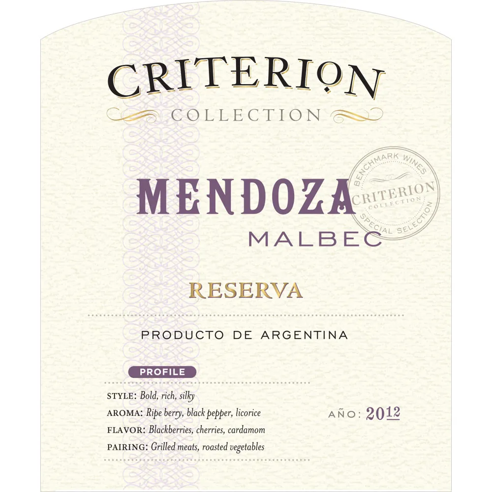Malbec Bottle