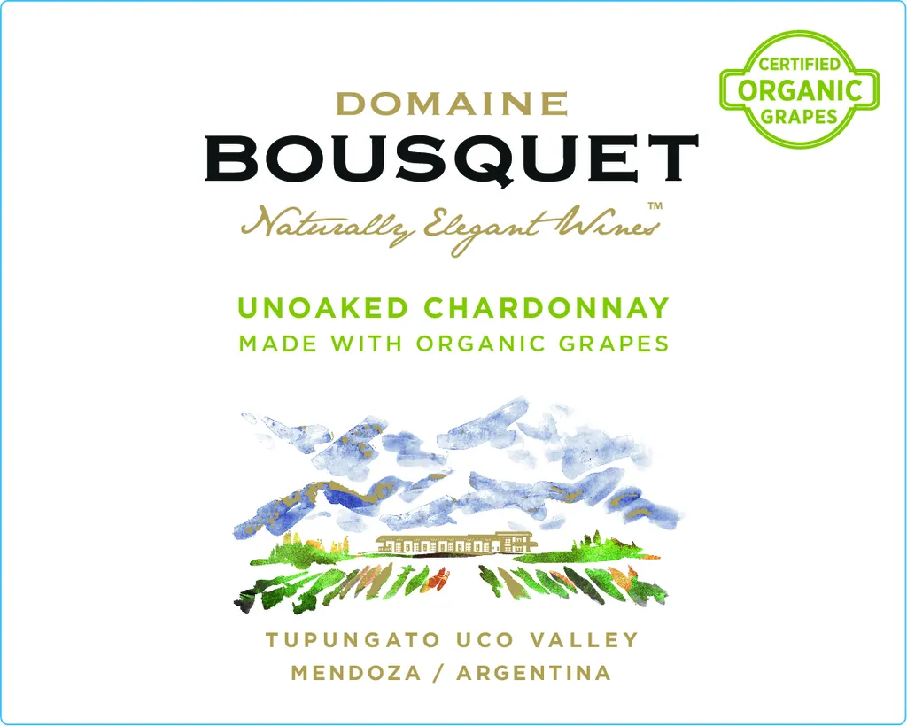 Organic Chardonnay Bottle