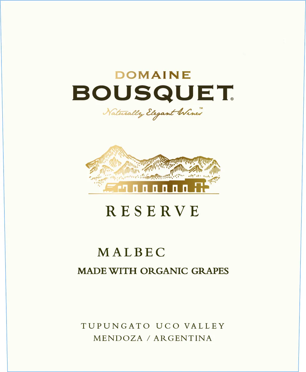 Reserve Organic Malbec Bottle